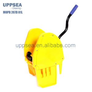 Conception Vers Le Bas Presse Ménage 30L <span class=keywords><strong>Nettoyage</strong></span> Double <span class=keywords><strong>Seau</strong></span> De Vadrouille avec Essoreuse Chariot - Product Image 4