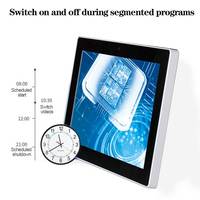 Tablette murale 10.1/12.1 15 pouces, LCD, android, poe, tout-en-un, connexion wifi RJ45, lecteur de publicité