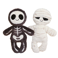 Dessin animé Halloween crâne momie poupée en peluche doux et mignon cadeau de vacances pour enfants amusant soulagement du Stress sac pendentif