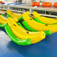 Aire de jeux gonflable banane avec piscine à balles en PVC, taille personnalisable, pour enfants et adultes, idéale pour centres aquatiques et plazas - MANLIAN