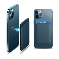 Nieuwe Trend Bankkaarthouder Magnetische Portemonnee Pu Lederen Telefoon Zakelijke Creditcard Magnetische Portemonnee Case Voor Apple