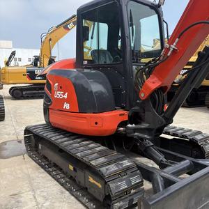 Excavadora Compacta Kubota U55 de 5.5 Toneladas con Brazo Desplazable, Certificación CE y EPA, en Venta - Product Image 3