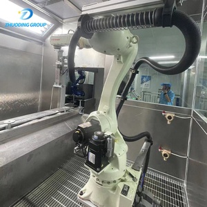 Ligne de revêtement de précision pour pièces automobiles <span class=keywords><strong>Robot</strong></span> à six axes pulvérisant une épaisseur de <span class=keywords><strong>film</strong></span> de ± 2μm passe les machines de revêtement métallique au sel - Product Image 6