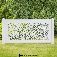Clôture en aluminium découpée au laser pour usage commercial, Australie, écologique, durable, clôture de jardin, barrière pour restaurant, café, hôtel, patio, modélisation 3D