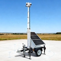 Remorque de sécurité solaire Plug and Play avec caméra fournie par le client pour une installation temporaire rapide