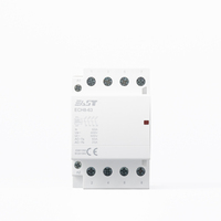 Contactor Modular de CA EAST ECH8-63 4P 63A 230V con Bobina de 400V 50/60Hz para Montaje en Riel DIN