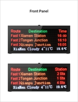 Écran d'affichage LCD de type barre sur mesure pour système d'information sur les itinéraires des passagers des bus, métros et trains