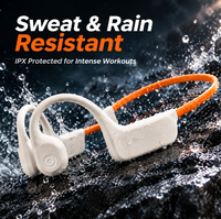 Untuk Headset Olahraga Neckband 6.0 dengan Kontrol Tombol Indikator Baterai LED Pengisian Daya Tipe-C Tahan Air IPX-6