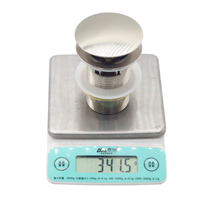 Tapón de fregadero cromado, accesorio de 1-1/<span class=keywords><strong>2</strong></span> ", <span class=keywords><strong>clac</strong></span> <span class=keywords><strong>Clic</strong></span>, escurridor de residuos con desbordamiento para lavabo, personalización de Color - Product Image 6