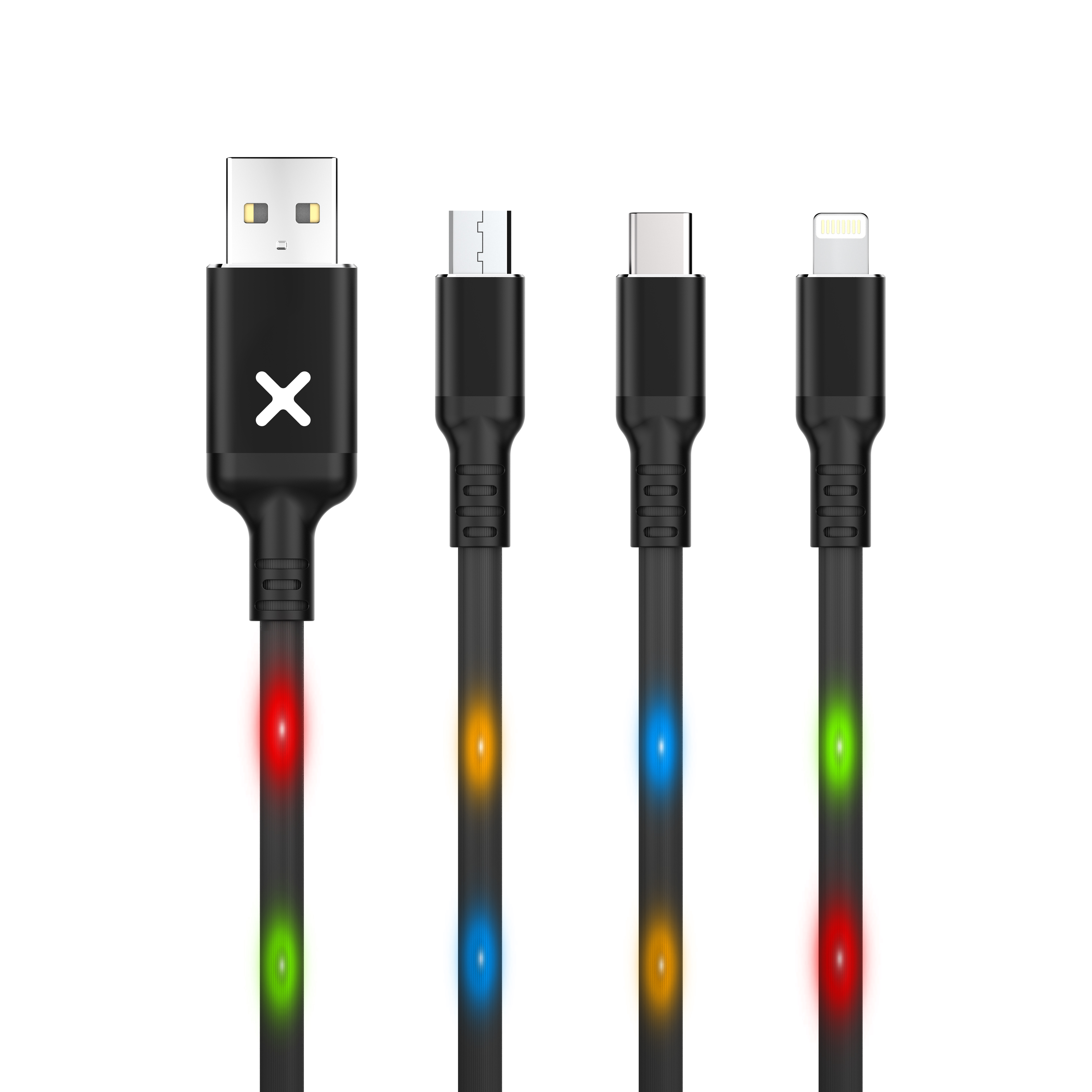 Рождественский подарок usb светоизлучающий кабель для передачи данных с голосовой активацией для Iphone светодиодный кабель для зарядки и передачи данных Android светодиодный кабель для быстрой зарядки