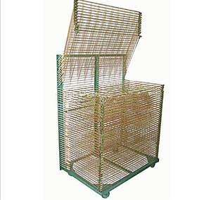 Rejilla de secado de seda inoxidable con revestimiento de polvo galvanizado, alta calidad, Industrial, con 4 ruedas - Product Image 5
