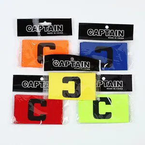 Hot Koop Captain Armband Voetbal Mix Kleur Elastische Captain Armband Voor Voetbal