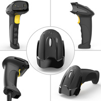Escáner de código de barras 1D USB Xincode, lector de código de barras láser portátil, pistola de escaneo de código de barras con cable para escaneo en supermercados X-9101