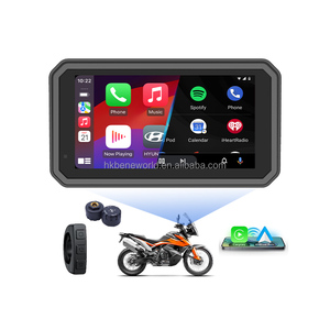 Moteur amovible OEM de haute qualité M60A2 carplay 6 pouces carplay moto tout-en-un carplay Android Auto avec double voie 1080p - Product Image 3