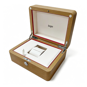 Caja de Madera de Marca de Fábrica, Caja de Reloj Personalizada, Caja de Regalo Cuadrada de Lujo - Product Image 3