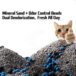 OEM/ODM 제조업체 공급업체 판매 최고급 프리미엄 브랜드 고양이 모래 먼지 없는 응고형 99% 미네랄 고양이 모래 - Product Image 2