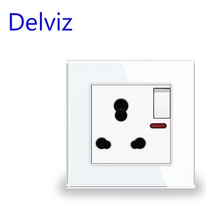 <span class=keywords><strong>Prise</strong></span> murale universelle Delviz, type D Inde, avec interrupteur, type M <span class=keywords><strong>Afrique</strong></span> <span class=keywords><strong>du</strong></span> <span class=keywords><strong>Sud</strong></span>, <span class=keywords><strong>prise</strong></span> de courant 15A - Product Image 1