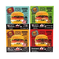 Haolaiwu Non-fried Unrefined Instant Burger 100g Orleans Chicken Steak Black Pepper Steak Cod Steak Spicy Pork Chop Carrot