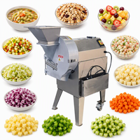 Volledig automatische groentesoep Birchermuesli fruitmix snijmachine Vlassky snijmachine Salade Liegeoise snijmachine voor bakkerijen