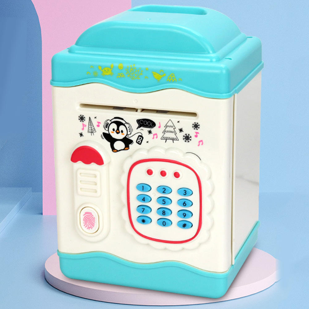 儿童玩具Atm存钱罐，银行电子智能指纹存钱罐现金硬币智能自动机/| Alibaba.com