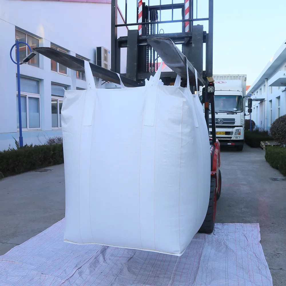 1000kg Ton PP Bulk Cubic Meter Big Bag For Wood Cement Beans Rice Crop Customized Agriculture Anti-Sift Fibc Bag