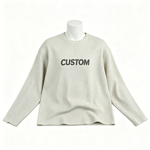 <span class=keywords><strong>Camisetas</strong></span> Personalizadas con Gráficos, <span class=keywords><strong>Camisetas</strong></span> Blancas <span class=keywords><strong>de</strong></span> Algodón, Camiseta <span class=keywords><strong>de</strong></span> Manga Larga Tipo Waffle <span class=keywords><strong>para</strong></span> <span class=keywords><strong>Hombre</strong></span> - Product Image 3
