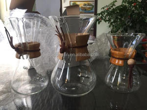 Classico <span class=keywords><strong>Borosilicato</strong></span> Caffè Vaso di <span class=keywords><strong>Vetro</strong></span> 400ml/600ml/800ml Versare Sopra il Caffè - Product Image 5