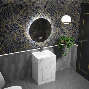 เสาหินสำหรับระเบียงอ่างน้ำแบบตั้งพื้นสไตล์อิตาลีสำหรับห้องน้ำสวนศิลปะและใช้งานกลางแจ้ง - Product Image 1