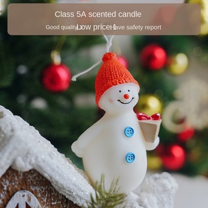 Acogedora decoración de vacaciones Linda vela de Navidad de Papá Noel <span class=keywords><strong>Spa</strong></span> y fragancia Idea de regalo Navidenas Coffret Cadeau - Product Image 3