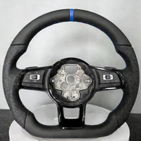 Volant en cuir noir avec surpiqûres, le plus populaire pour Volkswagen, pour VW California Passat Jetta Golf MK7