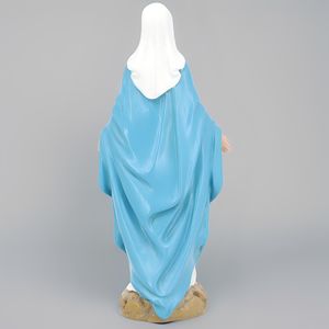 Produits en stock, vente en gros d'usine, statues religieuses catholiques, couronne vintage en résine pour statue de la Vierge Marie, résine miraculeuse - Product Image 4