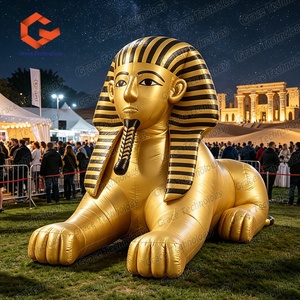 Statue gonflable géante de l'Égypte, sculpture gonflable de Pharaon, modèle de <span class=keywords><strong>tunnel</strong></span> Sphinx pour la publicité - Product Image 5