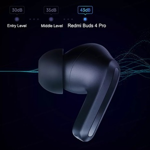Versión Global de los Auriculares Inalámbricos Xiaomi Redmi Buds 4 Pro, Auriculares Intrauditivos Verdaderamente Inalámbricos - Product Image 4