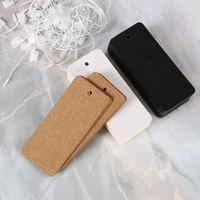 Étiquettes suspendues personnalisées de luxe en carton pour vêtements, avec code-barres, imperméables et écologiques, pour vêtements, avec logo de marque imprimé