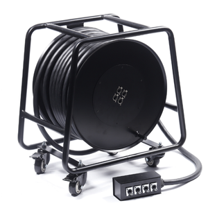 Oem nhà máy 1 2 4 6 8 10 kênh <span class=keywords><strong>Cat6</strong></span> lá chắn RJ45 Ethernet Mạng rắn cáp với ethercon Reel cho ngoài trời màn hình hiển thị - Product Image 4