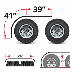 Demi garde-boue droit de basse baisse d'acier inoxydable de 80 pouces 304 pour des accessoires de camion - Product Image 3