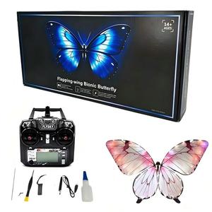 Drone a Forma di <span class=keywords><strong>Farfalla</strong></span> con Telecomando e Ali LED Luminose per Consegna Anelli Nuziali, Proposte Romantiche, Eventi e Spettacoli Aerei - Product Image 6