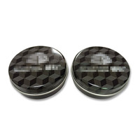 15g Mini Récipient en Étain pour Bougie Parfumée Boîte en Étain Emballage en Métal pour Bougie Petit Rond Solide Parfum Cosmétique Boîtes étui