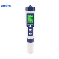Le plus récent testeur de qualité de l'eau portable de type stylo TDS/EC/PH/salinité/TEMP 5 en 1 ph mètre