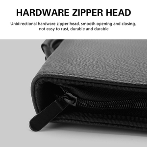 24 Grilles Boîte De Rangement Sac Antichoc En Cuir <span class=keywords><strong>Professionnel</strong></span> Coiffeur <span class=keywords><strong>Mallette</strong></span> De Transport Barber <span class=keywords><strong>coiffure</strong></span> Ciseaux <span class=keywords><strong>Mallette</strong></span> De Rangement - Product Image 3