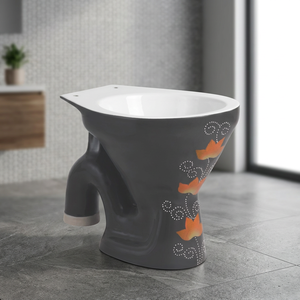 Ensemble WC monobloc en céramique EWC Vitrosa Green de style européen avec double impression, siphon S/P et double chasse d'eau - Product Image 3
