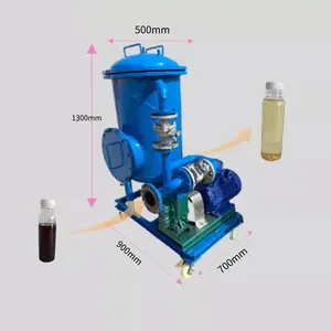 Waste Black Diesel Oil Bleaching Machine Oil Recycling Filter Tank