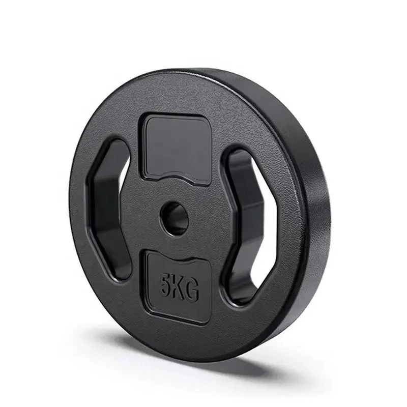 Biểu Tượng Tùy Chỉnh Xi Măng Trọng Lượng Tấm 1 Inch Barbell Bumper Tấm Phòng Tập Thể Dục Trọng Lượng Đĩa 10Kg Cát Đầy Trọng Lượng Tấm