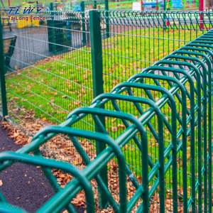 Tlwy Chất lượng cao kim loại vườn/công viên/nhà/sân hàng rào an toàn tường hàng đầu cuộn hàng đầu hàng rào uốn thiết kế BRC dây lưới hàng rào - Product Image 6