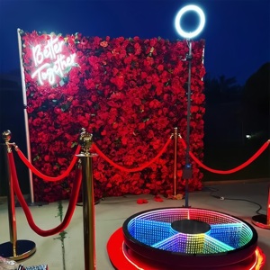 MX 68 80 100 115 cm パーティー用スローローテーション回転カメラ 360度フォトブース 自動ビデオ360フォトブース - Product Image 6