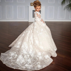 S0904N Nouvelle Collection 2026 Robe de Performance Tendance pour Enfants, Modèle Fille d'honneur, Tenue de Scène Piano, Jupe en Tulle Vaporeux, Petite Robe de Mariage - Product Image 3