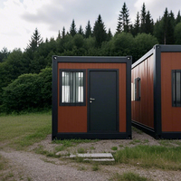 Maison préfabriquée mobile de luxe sur remorque conteneur préfabriquée de type Z prête à l'emploi en acier léger