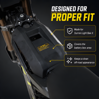 Cache-batterie pour moto tout-terrain Surron Light Bee X, carénage latéral de protection de batterie pour moto électrique Enduro