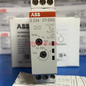 Relé de Tiempo Abb CT-ERD.22 24-240 VCA 2C/O para Control Industrial - Product Image 1