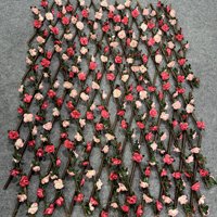 Haie de roses artificielles en bois haute densité de 1,2 m pour la décoration de la vie privée, des cours, des balcons et des jardins